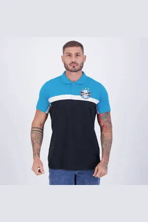 Natural Cotton Polo Grêmio Cutts Preta