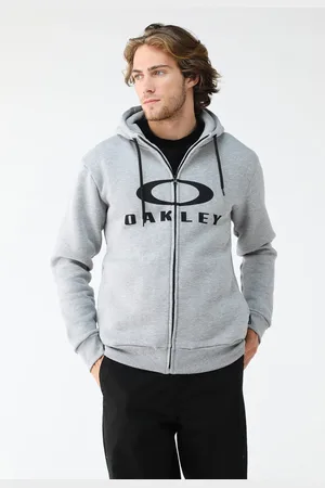 Oakley Blusa de Moletom Flanelada Aberta