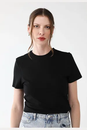 GAP Camiseta Lisa Preta