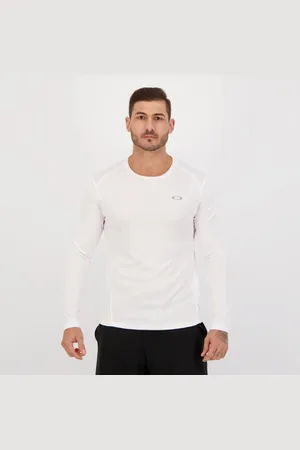 Oakley Camiseta Daily Sports Manga Longa Branca