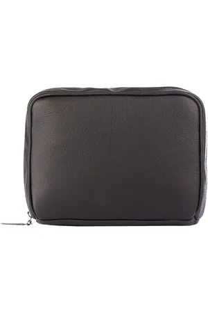 Vira Vento Necessaire porta Bíblia em couro 19,5x25x9cm - Preta