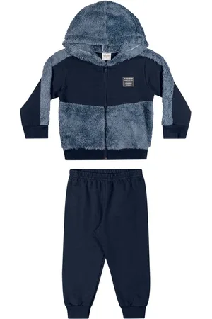 Elian Infantil - Conjunto Menino Jaqueta Peluciada e Calça
