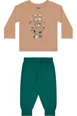 Elian Infantil - Conjunto Menino Camiseta Estampada