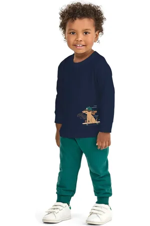 Elian Infantil - Conjunto Menino Camiseta Estampada