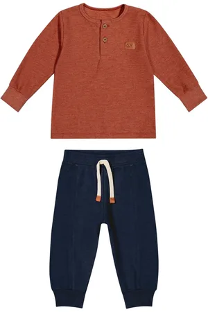 Colorittá Infantil - Conjunto Menino Camiseta Com Botões
