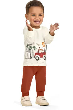 Elian Infantil - Conjunto Menino Camiseta Estampada