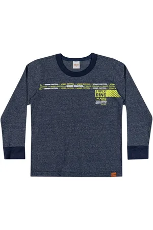Elian Infantil - Camiseta Menino Malha Rajada