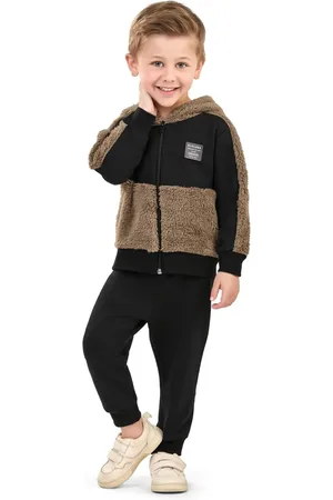Elian Infantil - Conjunto Menino Jaqueta Peluciada e Calça