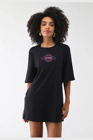 LANCA PERFUME Vestido Curto Oversized Logo