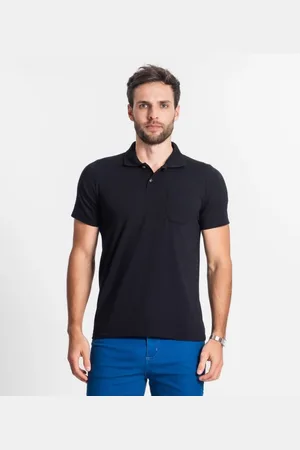 Diametro Polo Masculina Com Bolso Cotton Leve Diametro