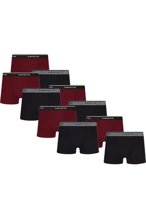 Selene Kit Com 10 Cuecas Boxer Algodão Cotton e Bordo