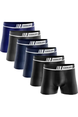 Cavalera Kit 6 Cuecas Boxer Sem Costura Poliamida Original