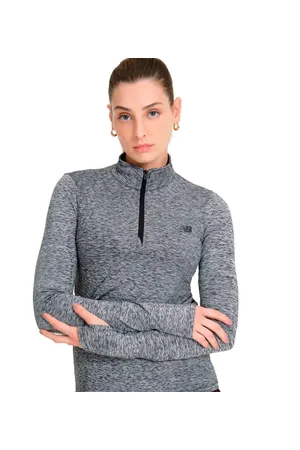New Balance Blusa Feminina Zíper Dry Sport