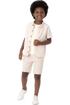 Marisol Infantil - Bermuda Linho Masculina