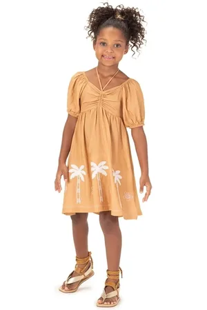 Marisol Infantil - Vestido Manga Curta Feminino