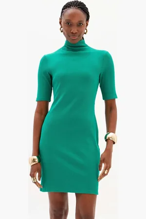 LANCA PERFUME Vestido Curto Gola In25 Feminino