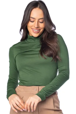 Rovitex Blusa Endless Feminina Manga Longa Com Gola