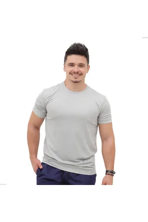 TECHMALHAS Camiseta Masculina Academia Esportiva Lisa Dry
