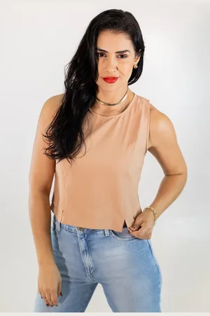 Anticorpus JeansWear Blusa Feminina Viscose Alfaiataria Nude Preta Verde Anticorpus