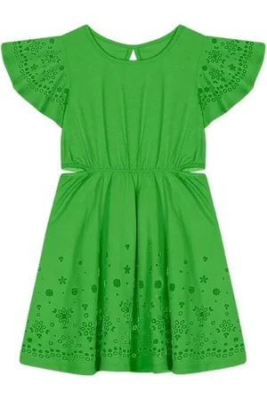 Marisol Infantil - Vestido Manga Curta Feminino