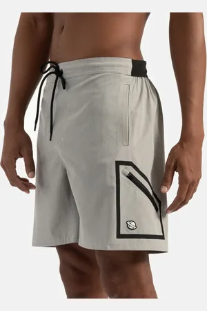 Lost Shorts De Elástico Grey