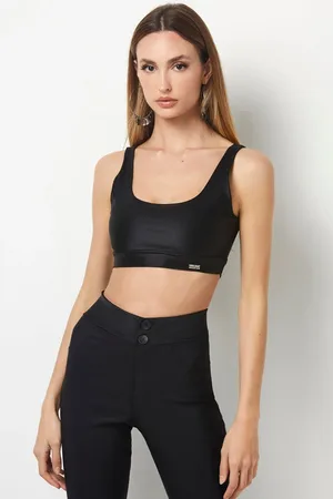 Planet Girls Top Up Glam Helanca Alça Ampla