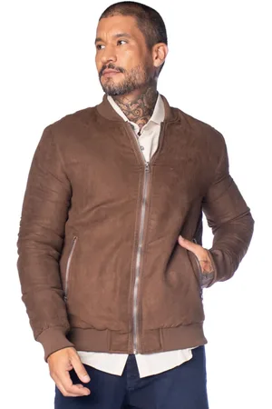 Dixie Jaqueta Masculina Bomber Aveludada Escuro