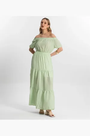 Endless Vestido Longo Em Air Flow