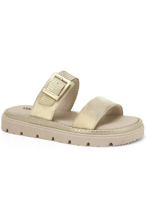 COMFORTFLEX Chinelo Feminino Flatform Ouro 2546303-5