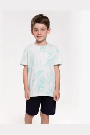 TRICK NICK Infantil - Bermuda Masculina Em Moletom