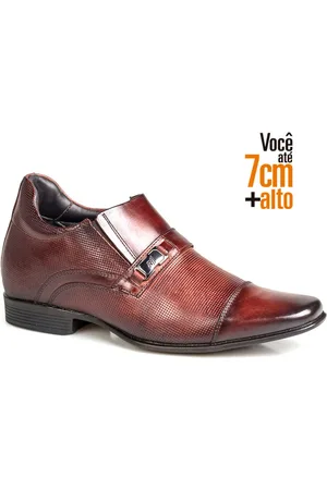 RAFARILLO Sapato Social Masculino Couro Aumenta Altura