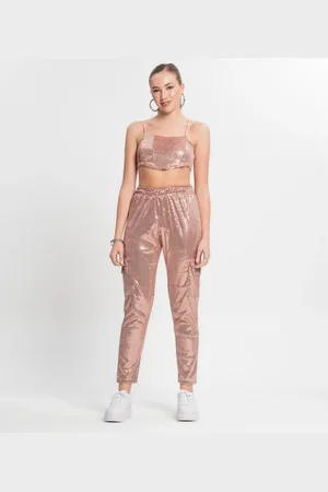 Minty Infantil - Calça Reta Juvenil Em Paetê Unica