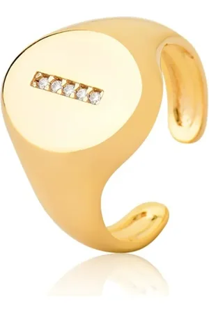 Ania Store Infantil - Anel Falange Zircônia Semijoia Banhado a Ouro 18K