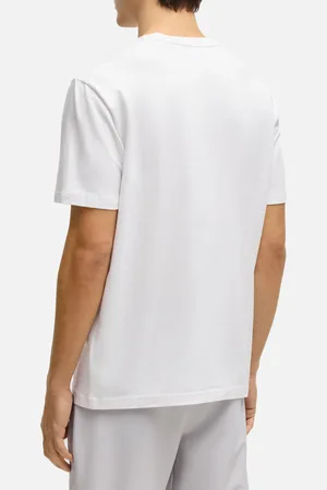HUGO BOSS Camiseta Regular Tee Logo Branca