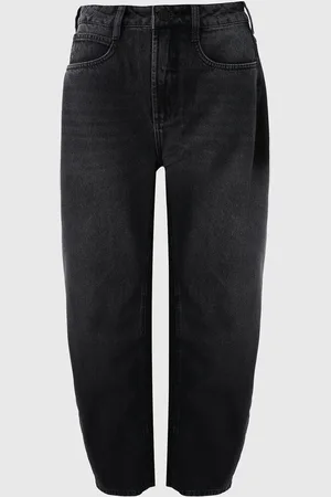Colcci Calça Jeans Barrel Lisa Preta