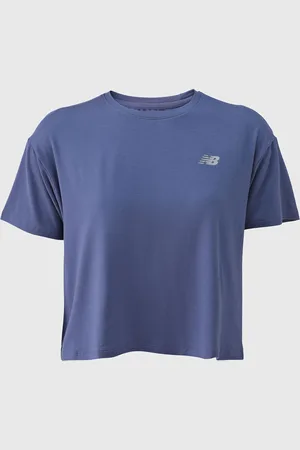 New Balance Camiseta Cropped Reta Drapey