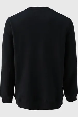 Quiksilver Blusa de Moletom Fechada Logo Preta
