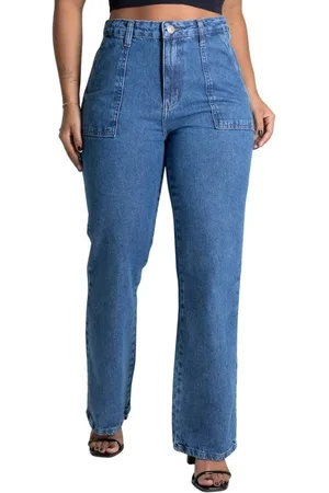 SAWARY Calça Jeans Reta Petit - 279586 -