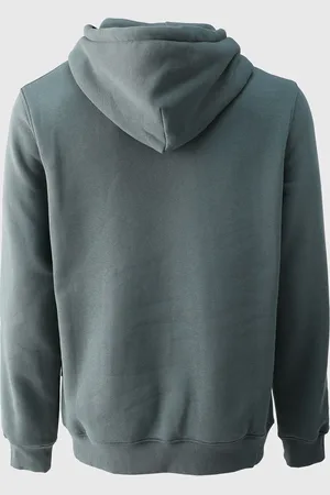 Quiksilver Blusa de Moletom Flanelada Fechada Com Capuz Logo