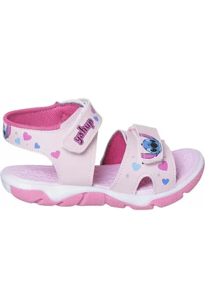 Footz Infantil - Sandália Menina com Led Luzinha Desenho Animado Lilo Stitch Lançamento