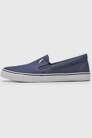 Reserva Tênis Slip On Liso Azul-Marinho