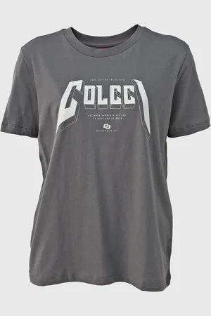 Colcci Camiseta Reta Logo Grafite