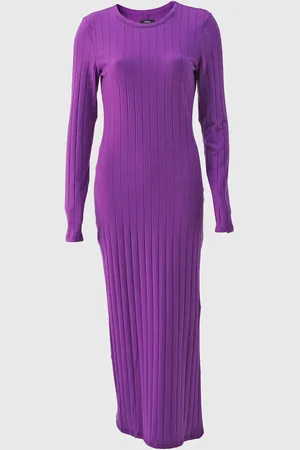 Forum Vestido Midi Canelado
