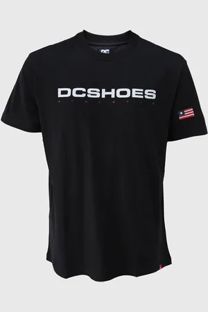 Dcshoes Camiseta Reta Logo Preta