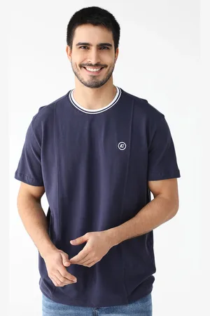 Colcci Camiseta Reto Logo Azul-Marinho