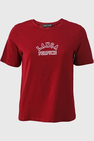 LANCA PERFUME Camiseta Reta Logo Vermelha