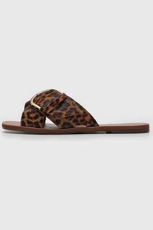 Anacapri Rasteira Animal Print Fivela