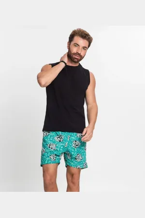 Rovitex Shorts Masculino Estampado Microfibra