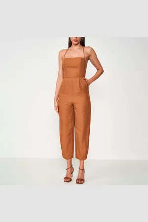 Colcci Macacão Linho Ou25 Feminino