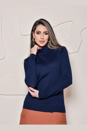 Crorela Blusa Tricot Cacharrel Marinho